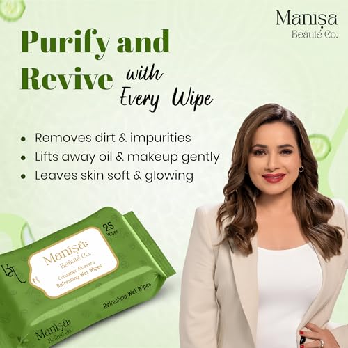 Image of Co. Cucumber & Aloe Vera Refreshing Wipes | Alcohol-Free, Paraben-Free, Vegan Face Wipes | Hydrating& Cooling Facial Wipes with Glycerin, 250 Wipes (Pack of 10)