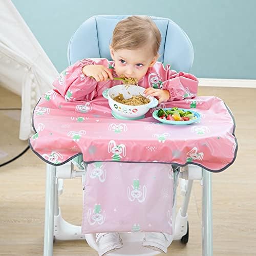 Coverall Child Feeding Bibs,Lengthy Sleeve Bib,Waterproof and Simple to Clear,Splendid for Child Consuming 6 51LzvtkQC7L. AC