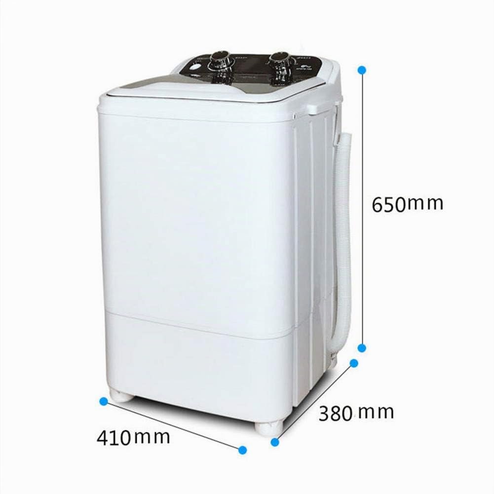 Lavadora portátil 7KG Capacidad Total Lavado Individual Centrifugado Deshidratación Limpieza Profunda UV Compacto para Acampar Dormitorios Apartamentos Habitaciones,Blue