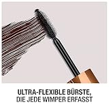 Manhattan Wonder'Full Mascara, kolor 002 Black Brown, tusz do rzęs w kolorze czarno-brązowym dla naturalnego wyglądu, 11 ml