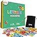 Smart Panda Lettere Magnetici per Bambini – Set Alfabeto Magnetico - Magneti per Il Frigo per Bambini - Giochi Educativi ABC per Insegnare a Scrivere e Leggere ai Bambini - con Accenti Italiani