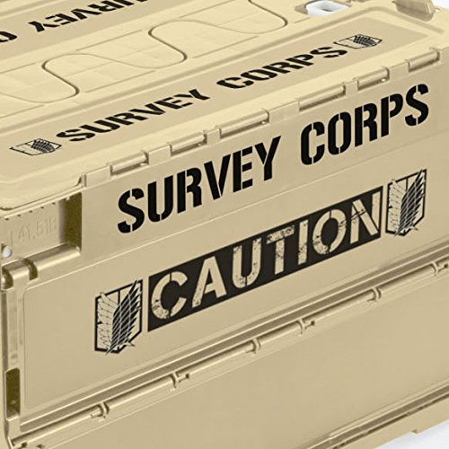 Amazon.co.jp: 進撃の巨人 調査兵団折りたたみコンテナTANカラーver