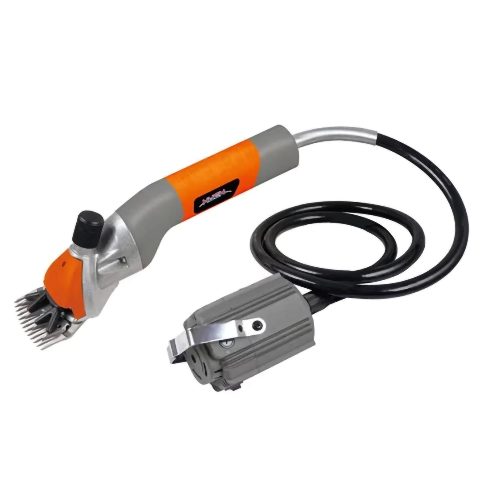 Forbici elettriche sospese per lana da 1000 W, forbici elettriche per pecore resistenti, lama in acciaio ad alto tenore di carbonio a 13 denti, 2800 giri/min, chiave, spazzole di ricambio,Red