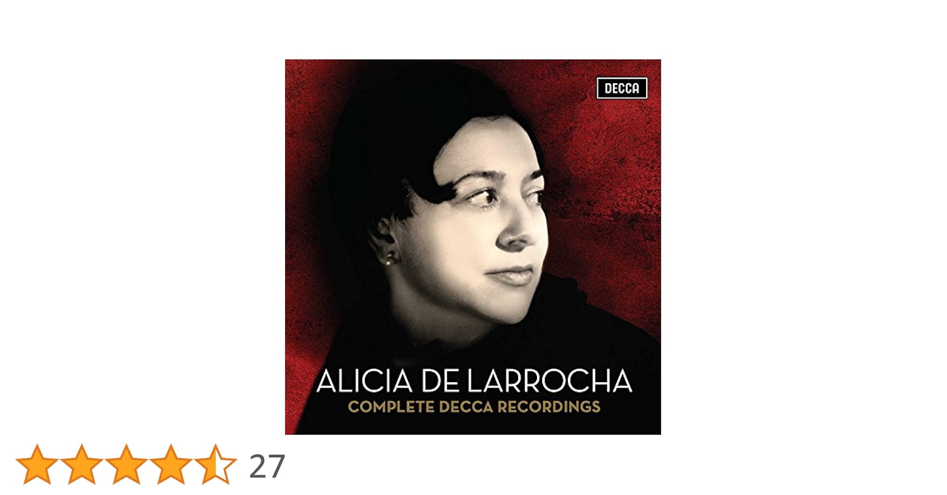 Amazon.co.jp: Alicia de Larrocha - Complete Decca Recordings