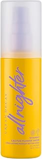 Urban Decay All Nighter Vitamin C Hydrating Makeup Setting Spray for Face (Full Size), Transfer-Resistant, Waterproof, 16 HR Wear, Vitamin C & Cactus Flower Water, Illuminated Finish - 4 fl oz