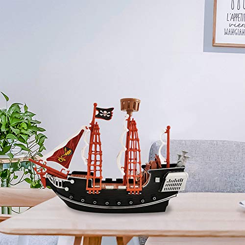 Pädagogisches Piratenschiff Rollenspiel Spielzeug Spielset Sicherheit Langlebiges Piratenschiff Modell Loyal Pirate… – Bild 6