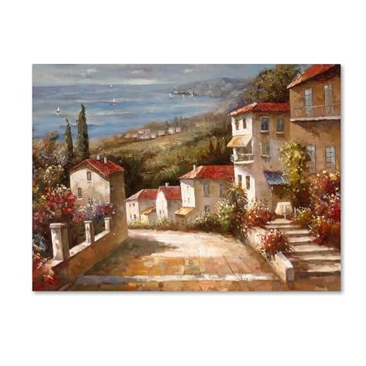 Home in Tuscany by Joval, 18x24-Inch Canvas Wall Art