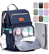 PILLANI Baby Diaper Bag Backpack - Baby Bag for Girls &amp; Boys, Large Waterproof Toddler Diaper Bac...