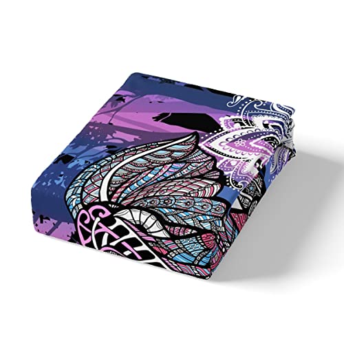 Boho Elephant Comforter Cover Bohemian Mandala Elephant Bedding Sets Safari Animal Duvet Cover Set For Kids Men Women Adults Paisley Indian Exotic Quilt Cover With 2 Pillow Cases King Size #TOP3