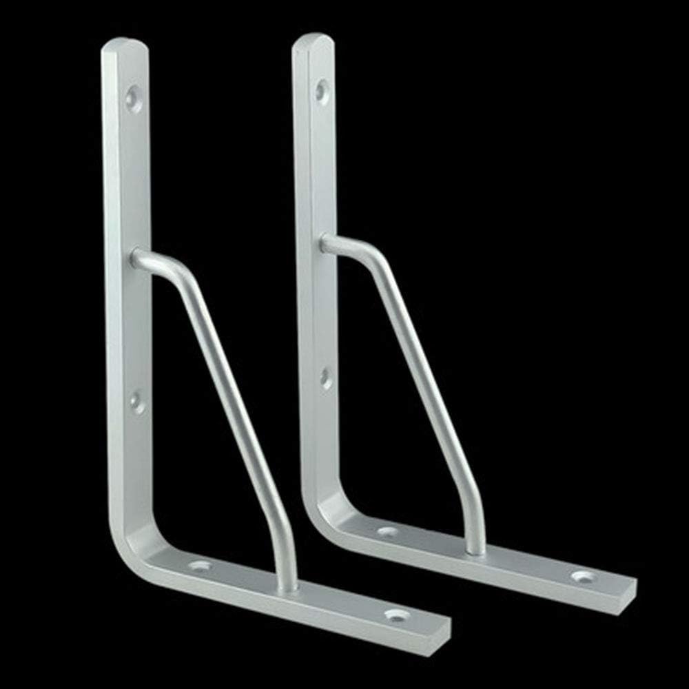 Bracket, L Bracket for Shelf,Wall Mounted Triangle BracketsTriangle Board Shelf BracketsTriangle Bracket Thick Aluminum Alloy Bracket partition Support Frame Shelf Support Shelf Wall Fixed Bracket Tr