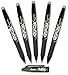 Pilot FriXion Ball Erasable Gel Ink Pens, Fine Point 0.7mm, Black Ink, Value Set of 5