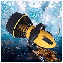 Underwater Propelle Scooter, Diving Swimming Boosters with 24V 10AH Lithium Battery, 500W Electric Sea Scooter for Water Sports Swimming Pool & Diving & Snorkeling,BrushedMotor