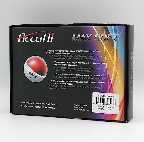 Image of ACCUFLI Max Soft Matte Golf Balls