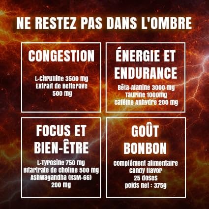 MENACE ULTIME – Pre-Workout LEGENDE LAB – Image 4