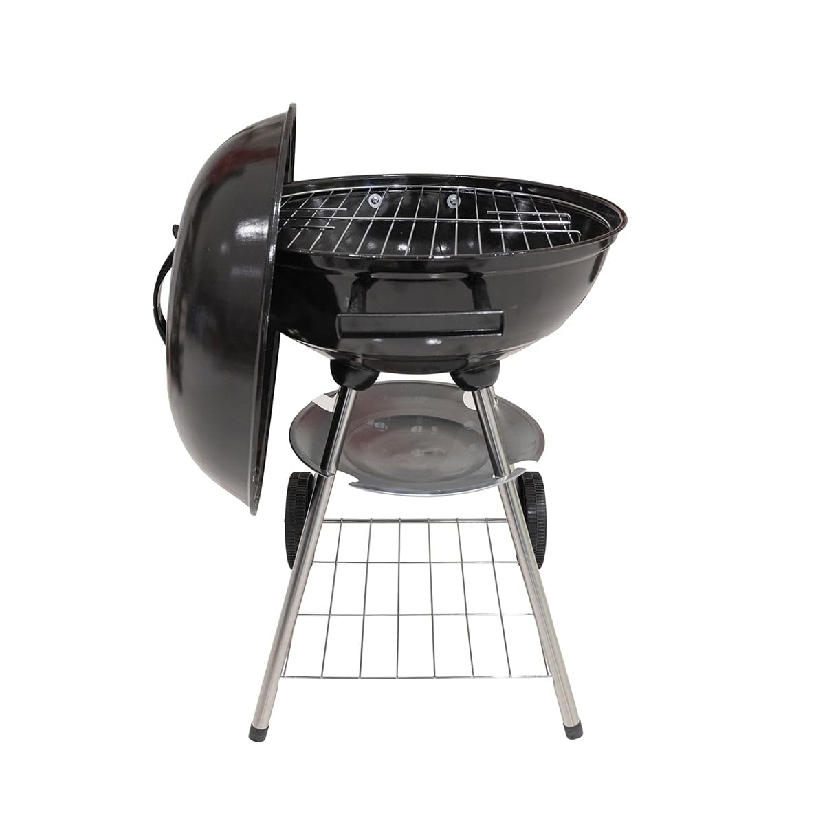 Barbecue Tondo con Coperchio e 2 Ruote BestBQ