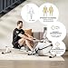 Rudergerät für zuhause klappbar - SportPlus Rudergerät klappbar extra leiser Magnetwiderstand - Rudermaschine für zuhause Kinomap - Rudergeräte Magnetwiderstand Trainingscomputer App Rowing Machine