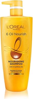 L’Oréal Paris L'Oreal 6 Oil Nourish Shampoo, 640ml (With 10% Extra)