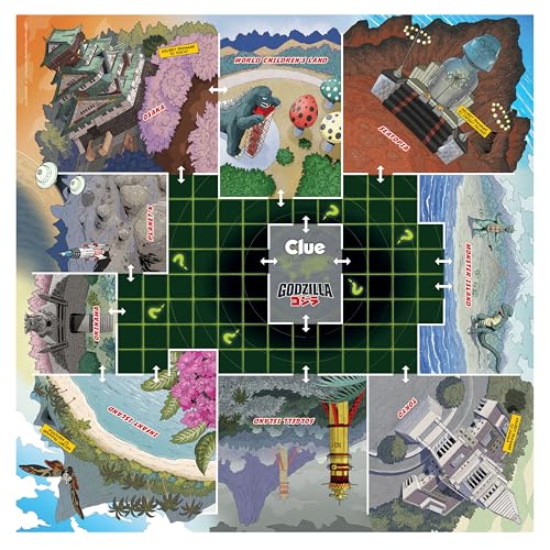 CLUE Godzilla juego de mesa edición oficial miniatura 4