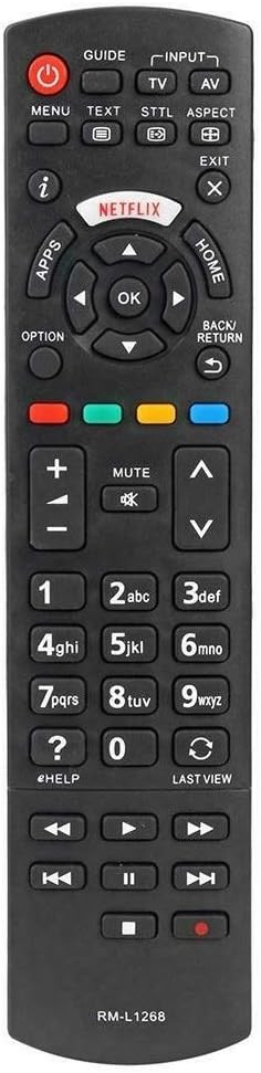 New Replacement remote control for Panasonic RM-L1268 with Netflix button Universal remote control RML1268