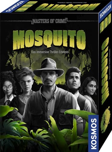 KOSMOS 684433 Masters of Crime - Mosquito, Immersives Thriller-Erlebnis, Krimi Spiel für 1-6 Spielerinnen und Spieler ab 14 Jahren, Escape Game für Erwachsene, Rätselspiel Detektiv