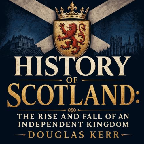 Diseño de la portada del título History of Scotland: The Rise and Fall of an Independent Kingdom