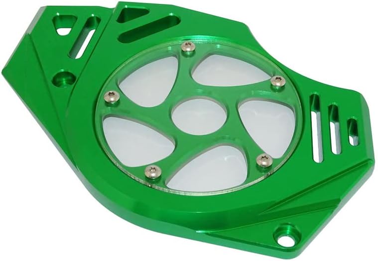 Front Sprocket Chain Guard Cover Left Side Engine For Kawasaki Vulcan S 650 EN650 2015 2016 (Green)
