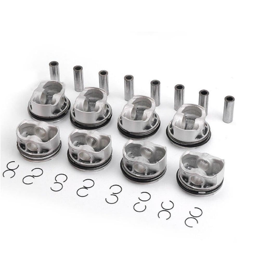 Set pistoni e fasce elastiche motore N63B44 11257613626 compatibile con i modelli 550i 650i 750i E70 6 pezzi