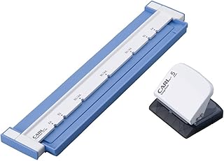Carl Neo Gauge - Punzón de 26 agujeros o 30 agujeros, color azul