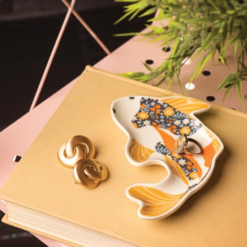 Karma, Calico Trinket Tray, Ceramic Jewelry Dish, Shaped Trinket Tray, Decorative Ceramic Trinket Dish, Jewelry Dish Tray for Rings, Boot by Karma - Image 3