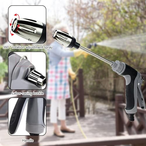 Draagbare Elektrische Wasmachine - 360 Graden Roterende Sproeier | 3 Modes Draagbaar Drukgereedschap | Gazon Buiten Huis, Terras, Raam, Auto, Tuin, Oprit, - Afbeelding 6