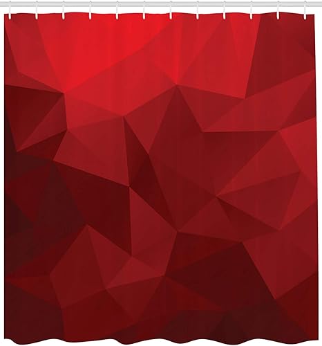 Miniatura 10 de Ambesonne Cortina de ducha con diseño de tiburón, silueta de los peces nadando al crepúsculo, noche, luna, paisaje de mar místico, juego de