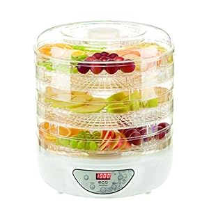 ECG 570 Fruitdroger, kunststof, wit-transparant