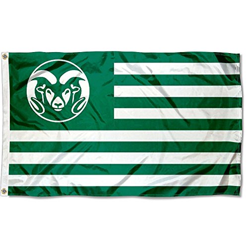 CSU Rams Stars and Stripes Nation College Flag