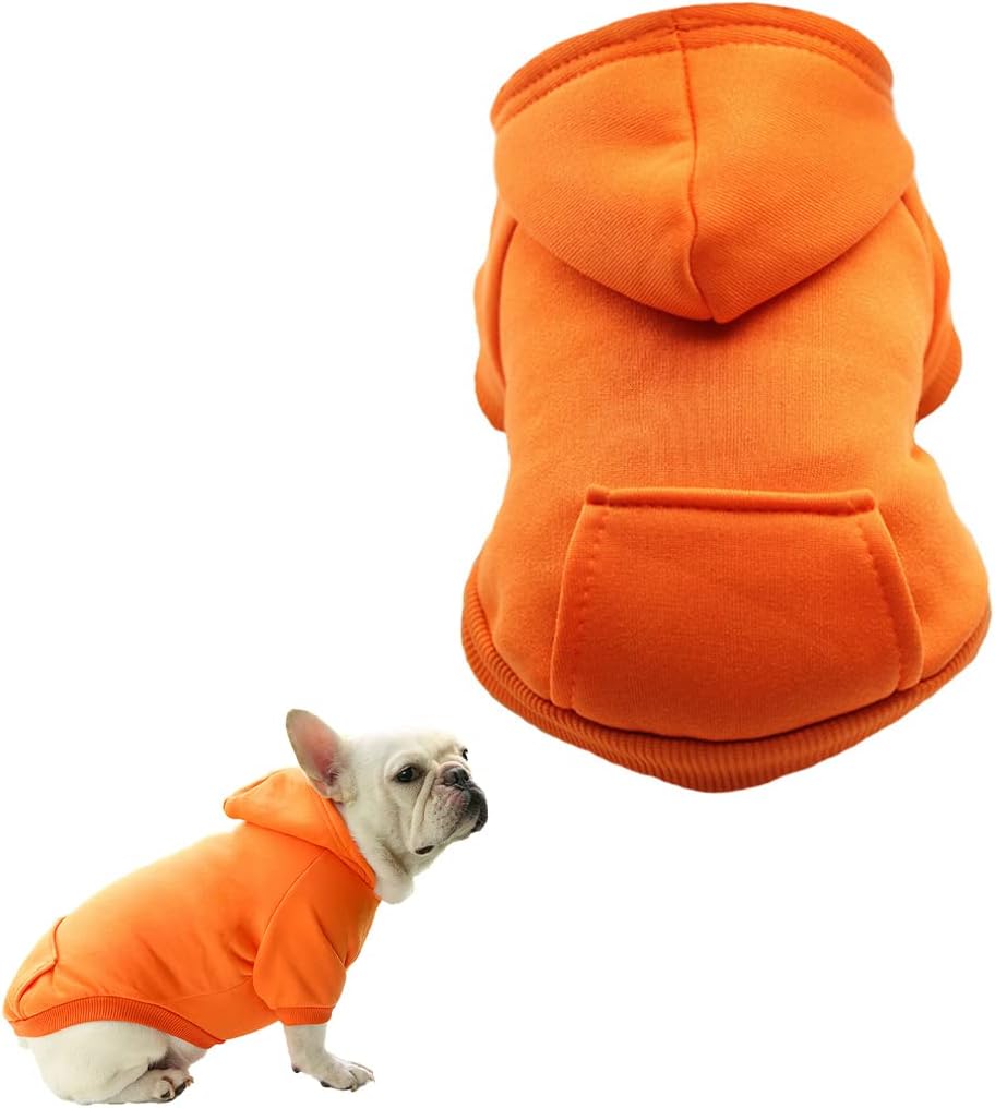 XiXiRan Perro Gato Sudadera con Capucha Mascota Cálido Abrigo de Invierno, Cálido Sudadera con Capucha para Perros Algodón Suéter Chaqueta Abrigo Costume Pullover, con Capucha para Perros o Gatos(S)