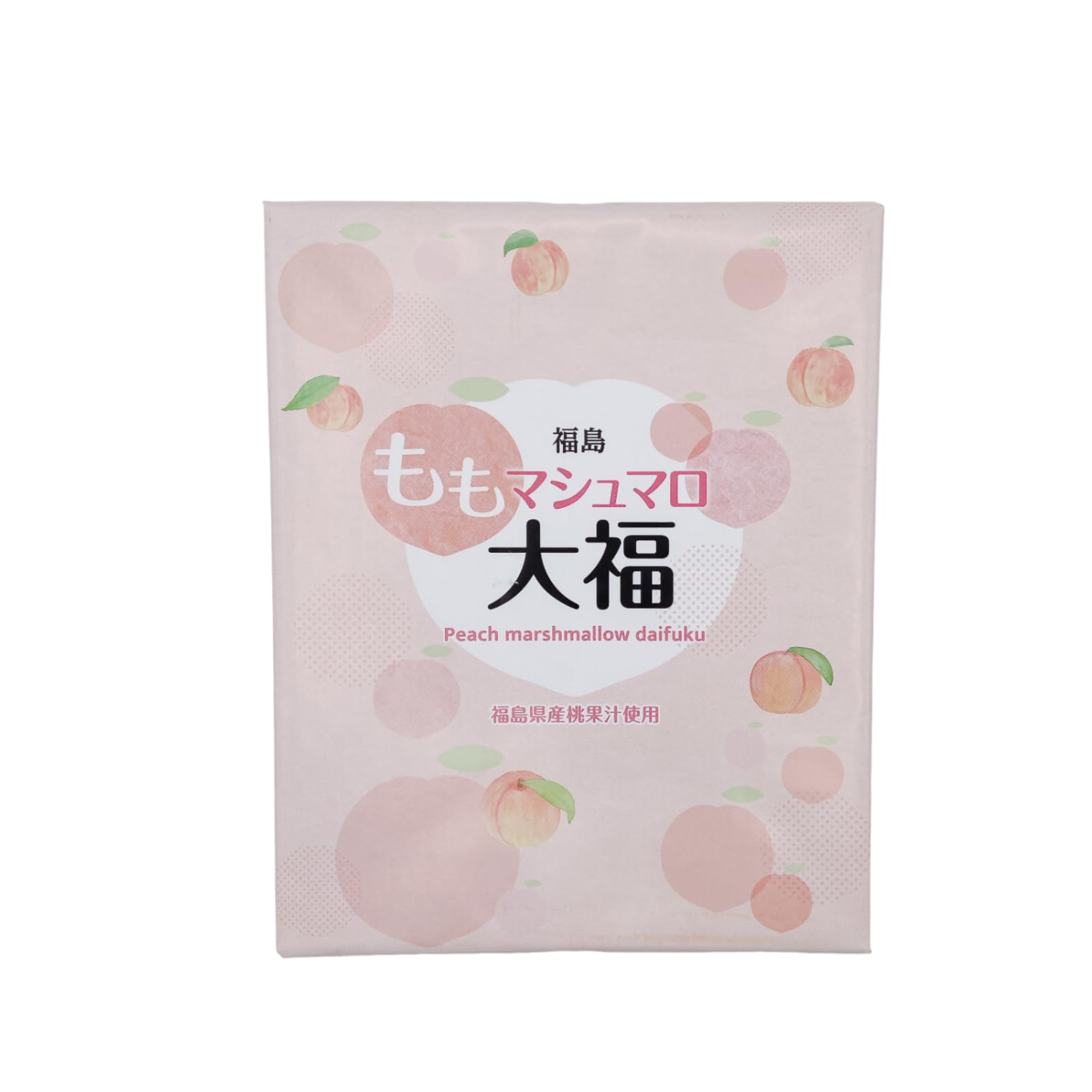 三宝製菓 福島 ももマシュマロ大福(12個入) マシュマロ ふくしま 桃 もも 白桃 大福 福島の桃 桃マシュマロ 福島桃果汁 福島土産 おみやげ お土産