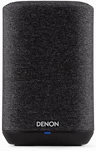 Haut-parleur intelligent sans fil Denon Home 150 – Design compact, Wi-Fi & Bluetooth, HEOS intégré, Alexa à bord, Siri & AirPlay 2, Spotify Connect, support multi-pièces, Noir