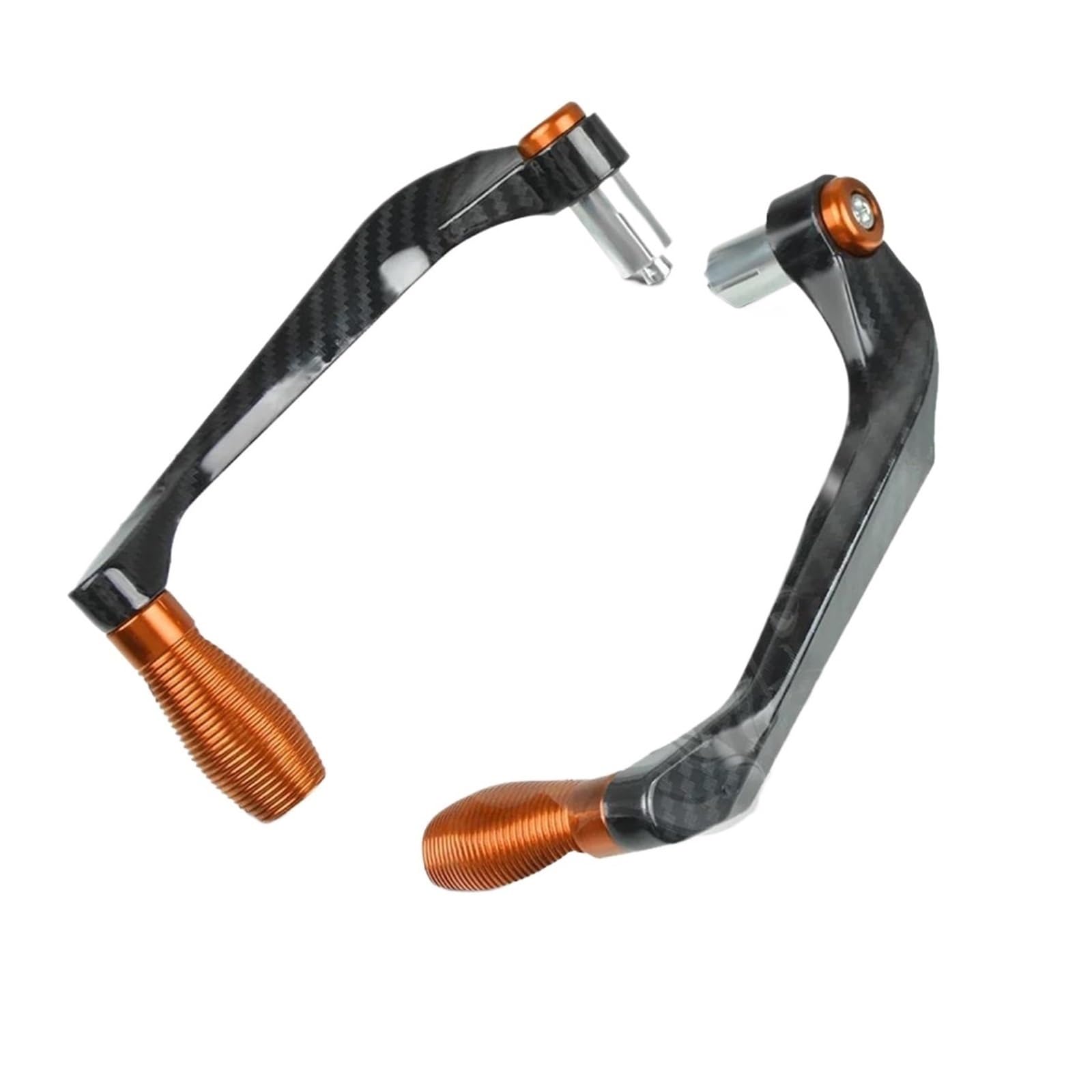 REOKIP for Ninja 250R 300 400 650R 1000 ZX10R ER6N Z750 Z800 Z900 Motorcycle Handlebar Brake Clutch Lever Guard Protector (Orange)