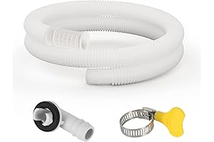 AC Condensation Drain Hose Kit, 5 Ft Flexible Drain Hose for Mini...