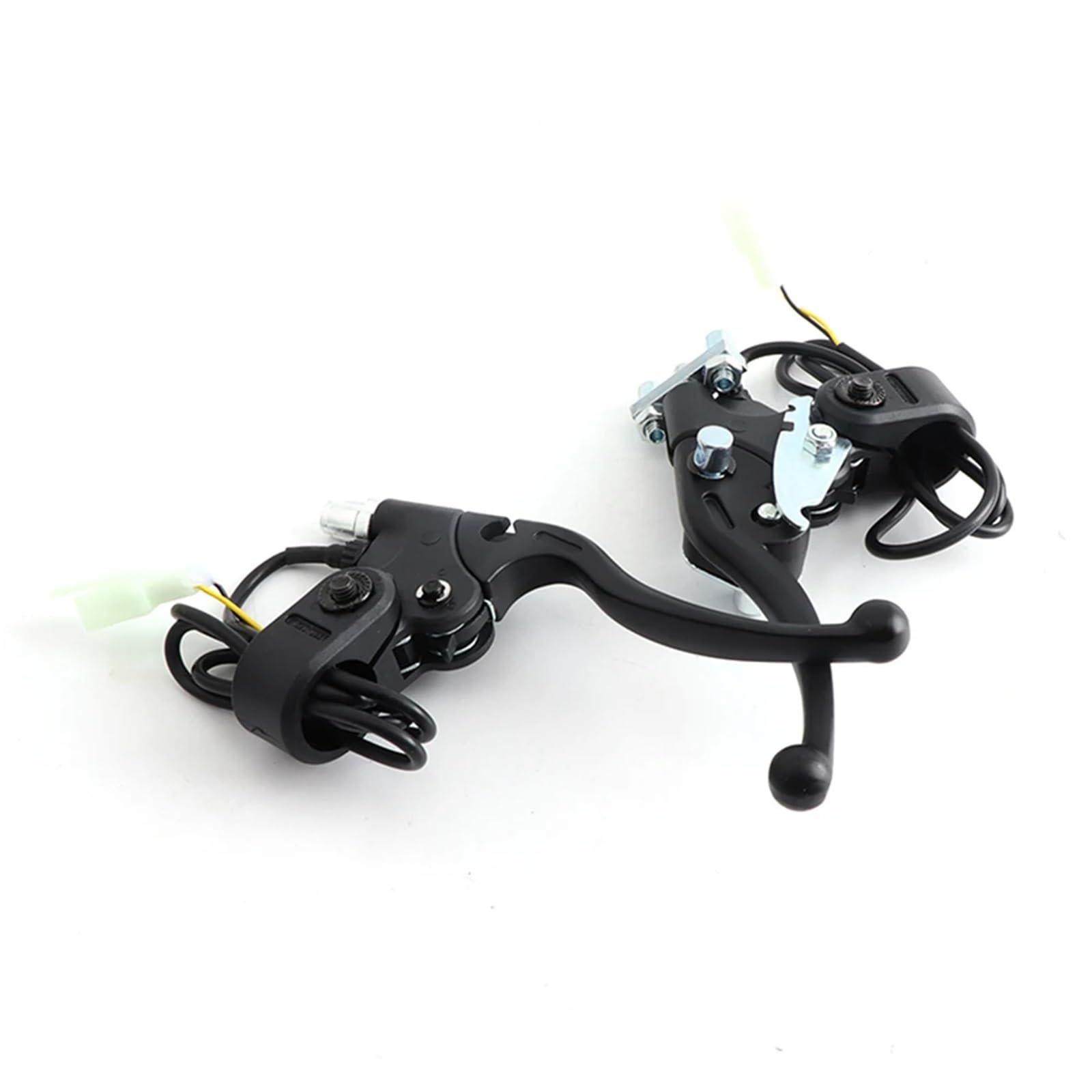 Manetas freno 22 mm para minimoto, doble bicilíndrica, derecha, con mango izquierdo, para quads de bolsillo de 43 cc, 47 cc y 49 cc, todoterrenos.(1 Pair)