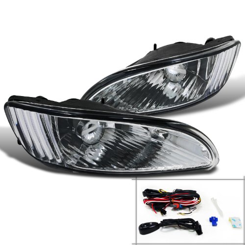 SPEC-D TUNING LF-RX33004COEM-APC Clear Oem Style Fog Lights Made For And Compatible With Lexus RX300 RX350