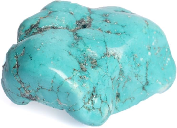 GEMHUB Natural Blue Turquoise 50-70 Ct. Approx Arizona Crystal Healing Rough Turquoise Loose Gemstone Per Piece