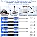 Eyeglass Repair Kits, Kingsdun Eye Glasses Repairing Kit with Precision Screwdriver Set & 1200PCS Screws, Curved Tweezers for Eyeglass, Sunglasses, Spectacles & Watch Clock Repair Tool