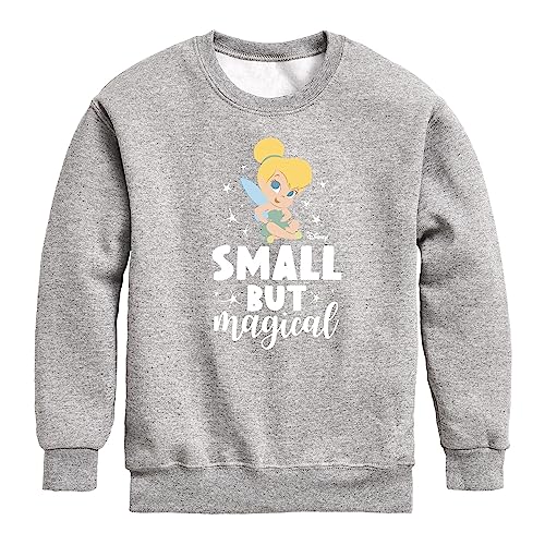 Disney Tinker Bell - Small But Magical - Toddler and Youth Crewneck Fleece Sweatshirt