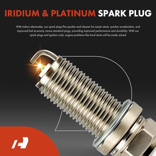 A-Premium Set of 4 Ignition Coil Pack and Iridium Spark Plugs Compatible with Land Rover Range Rover Evoque 2018-2020, Range Rover Velar, Range Rover Sport, Discovery Sport, 2.0L by A-Premium - Image 3