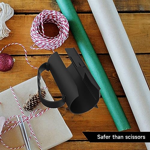 1 Pack Wrapping Paper Cutter - Wrapping Paper Roll Cutter Sliding Cutter with Handle Push - Wrapping Paper Roll Cutting Tools - Easy Slide Wrapping Paper Cutter Trimmer - Halloween Christmas Gifts - Image 6