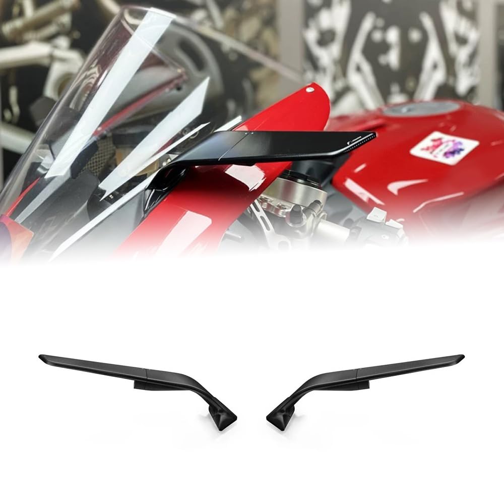 Specchietti retrovisori per moto Specchietto retrovisore regolabile in alluminio per Panigale V2 955 V4 1100 Specchietti laterali girevoli