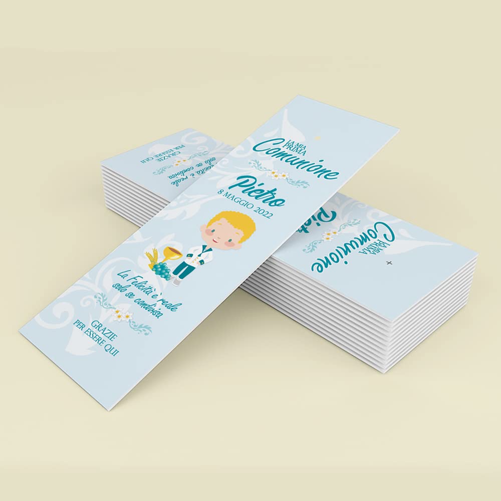 Segnaposto Per Prima Comunione | Personalizzabili Con Nome E Data, Con Foro E Spago - Foto 12