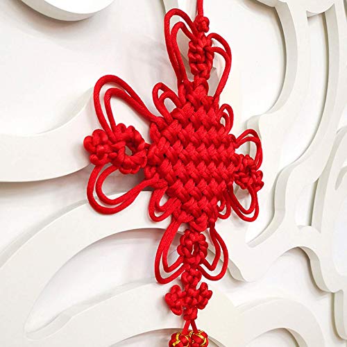 Decoraciones de Año Nuevo nudo chino hecho a mano para colgar en puertas y salones 4