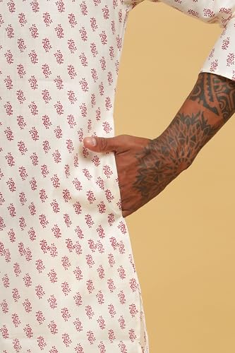 Image of BE ACTIVE Cotton Kurta for Men | Traditional and Refined Design | Indian Kurta | Full Sleeve Kurta