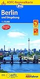  ADFC-Regionalkarte Berlin und Umgebung mit neuem Knotenpunktnetz 1:75.000, reiß- und wetterfest, GPS-Tracks Download (ADFC-Regionalkarte 1:75000)